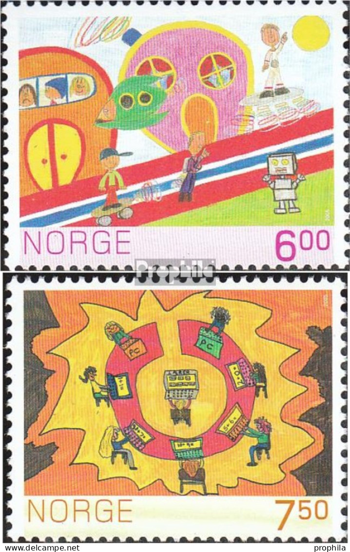 Norwegen 1527-1528 (kompl.Ausg.) Postfrisch 2005 Malwettbewerb Für Kinder - Unused Stamps