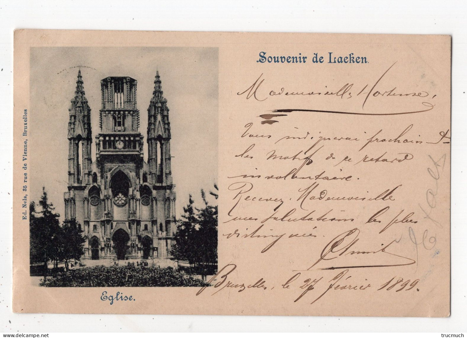 22 - LAEKEN - Eglise *NELS *1899* - Laeken