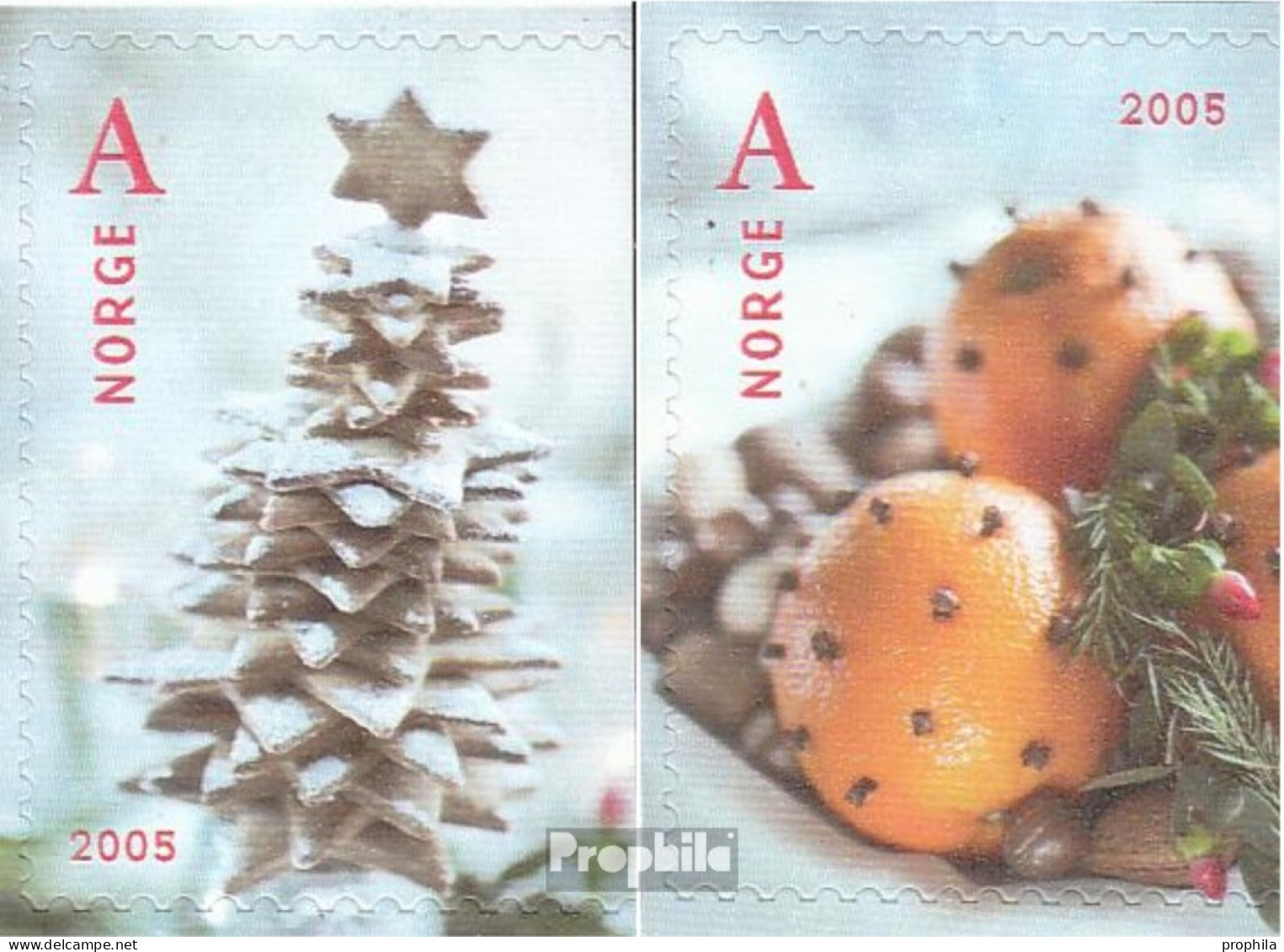 Norwegen 1558Dr-1559Dr (kompl.Ausg.) Postfrisch 2005 Weihnachten - Ongebruikt