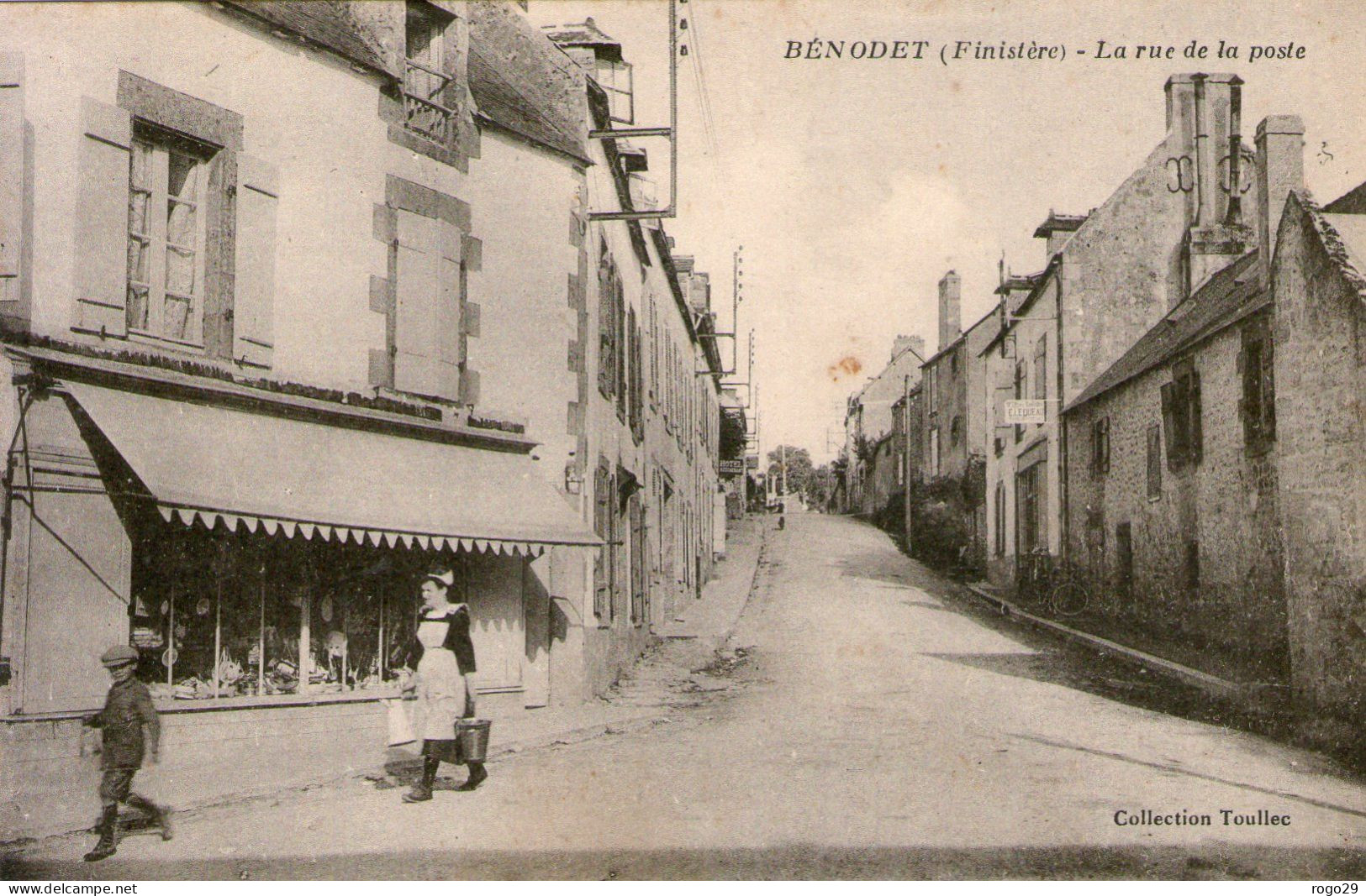 29-benodet-la Rue De La Poste - Bénodet