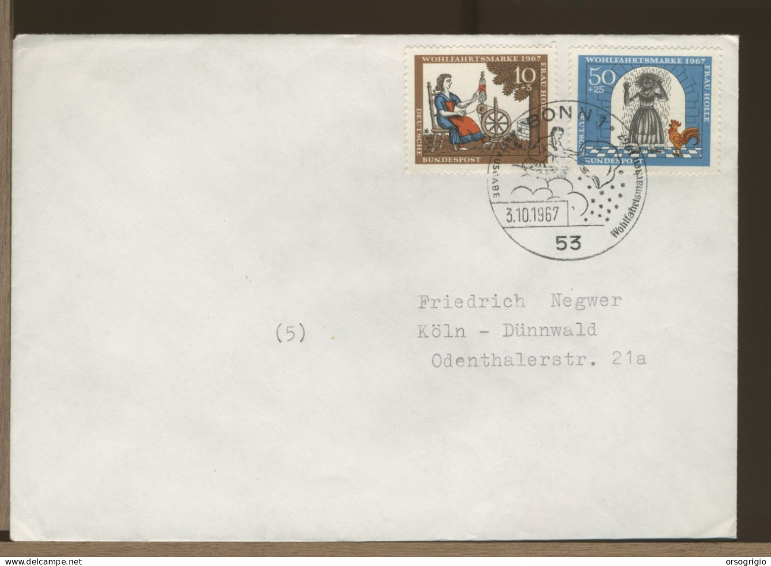 GERMANY - DEUTSCHE - FDC 1967 - 1961-1970