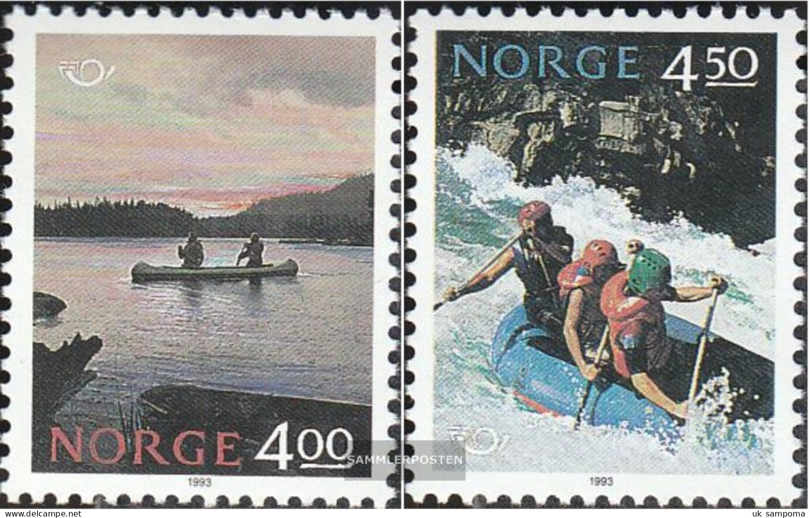 Norway 1123-1124 (complete Issue) Unmounted Mint / Never Hinged 1993 NORTH 93: Tourism - Unused Stamps