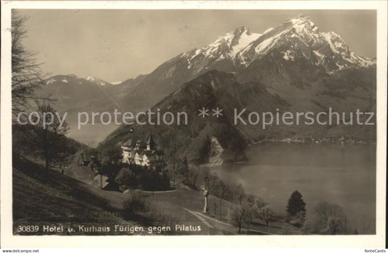 12044429 Fuerigen Hotel Kurhaus Gegen Pilatus Vierwaldstaettersee Fuerigen - Sonstige & Ohne Zuordnung