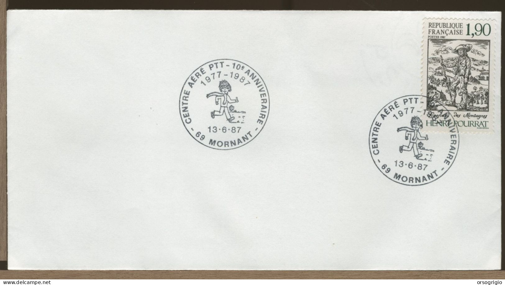 FRANCIA FRANCE -  MORNANT - Commemorative Postmarks