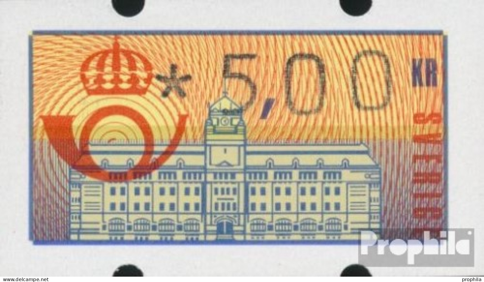 Schweden ATM2, 5.00 Nominale Postfrisch 1992 Automatenmarke - Unused Stamps