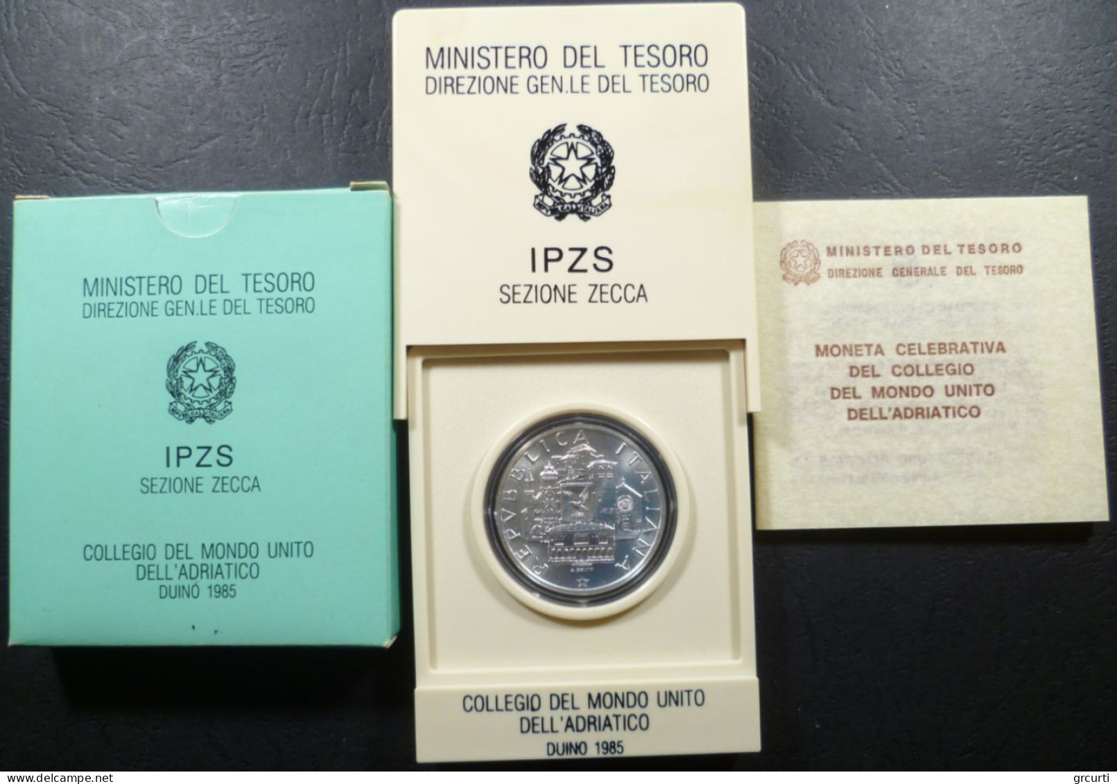 Italia - 500 Lire 1985 - Collegio Del Mondo Unito Dell'Adriatico A Duino - Gig# 423 - KM# 116 - 500 Lire