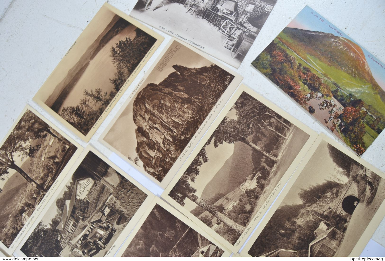 Lot cartes postales vintage CPA BUSSANG Vosges  + Auvergne