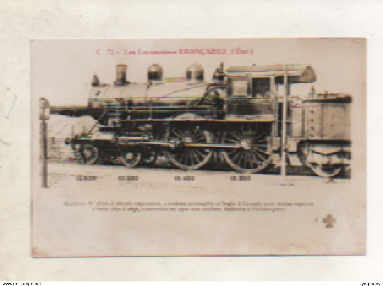 Locomotive - CPSM  -  Machine No 2856 - - Matériel