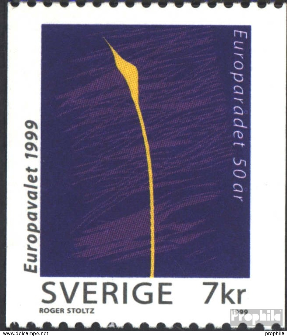 Schweden 2124 (kompl.Ausg.) Postfrisch 1999 50 Jahre Europarat - Unused Stamps