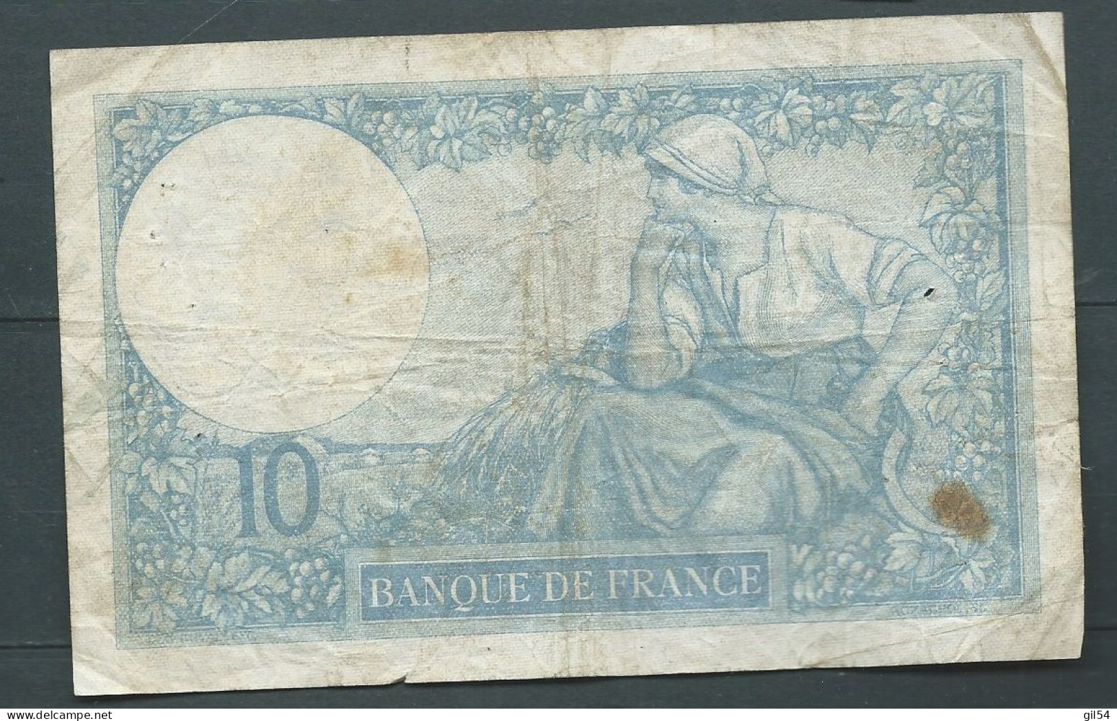 France ,- Billet 10 Francs Minerve  --   BB.6=8=1931.BB.  ----  944 H.59234  Laura14322 - 10 F 1916-1942 ''Minerve''