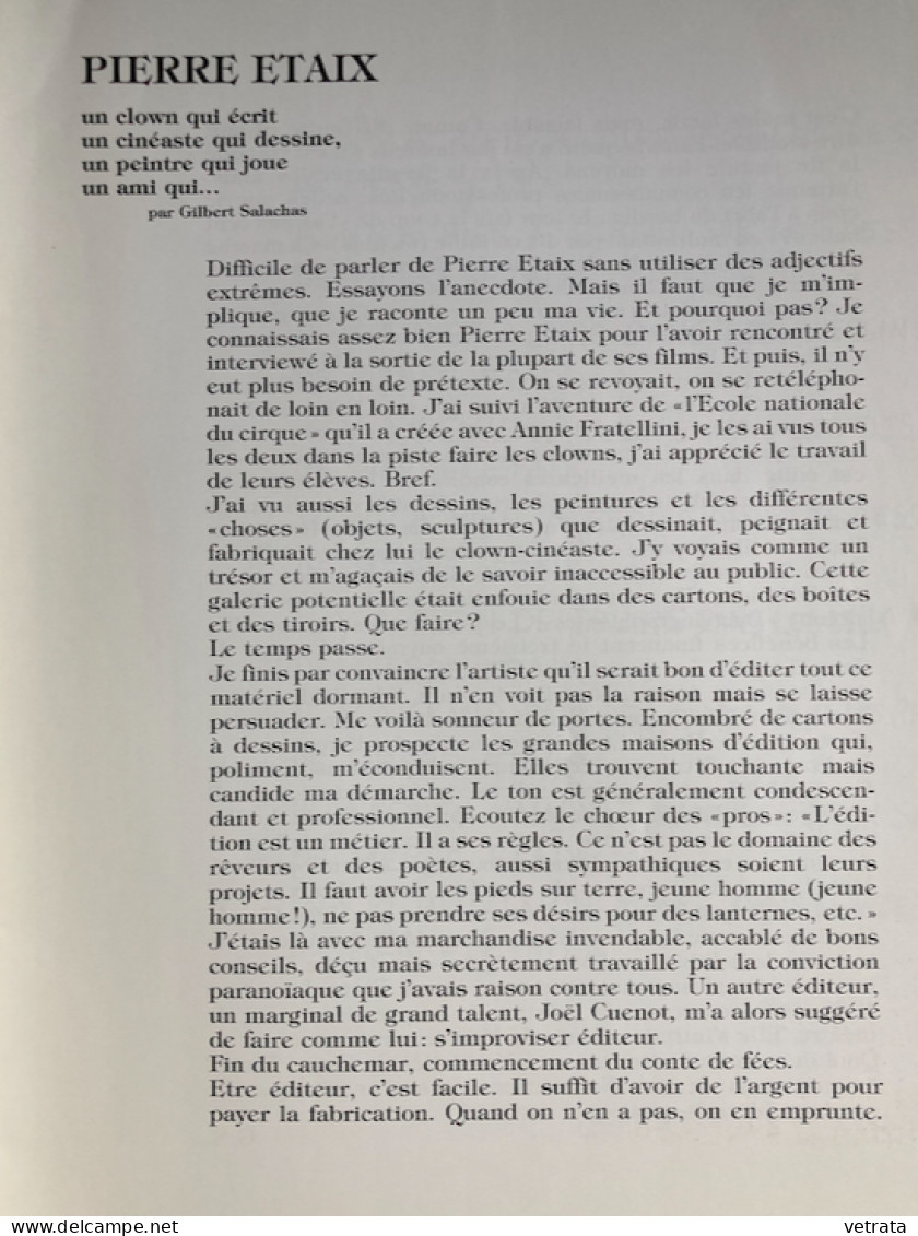 Pierre Etaix  : Plaquette Du Festival International Du Film, Cannes 1985 (Hommage à Pierre Etaix - 32 Pages, Nombreuses - Zeitschriften