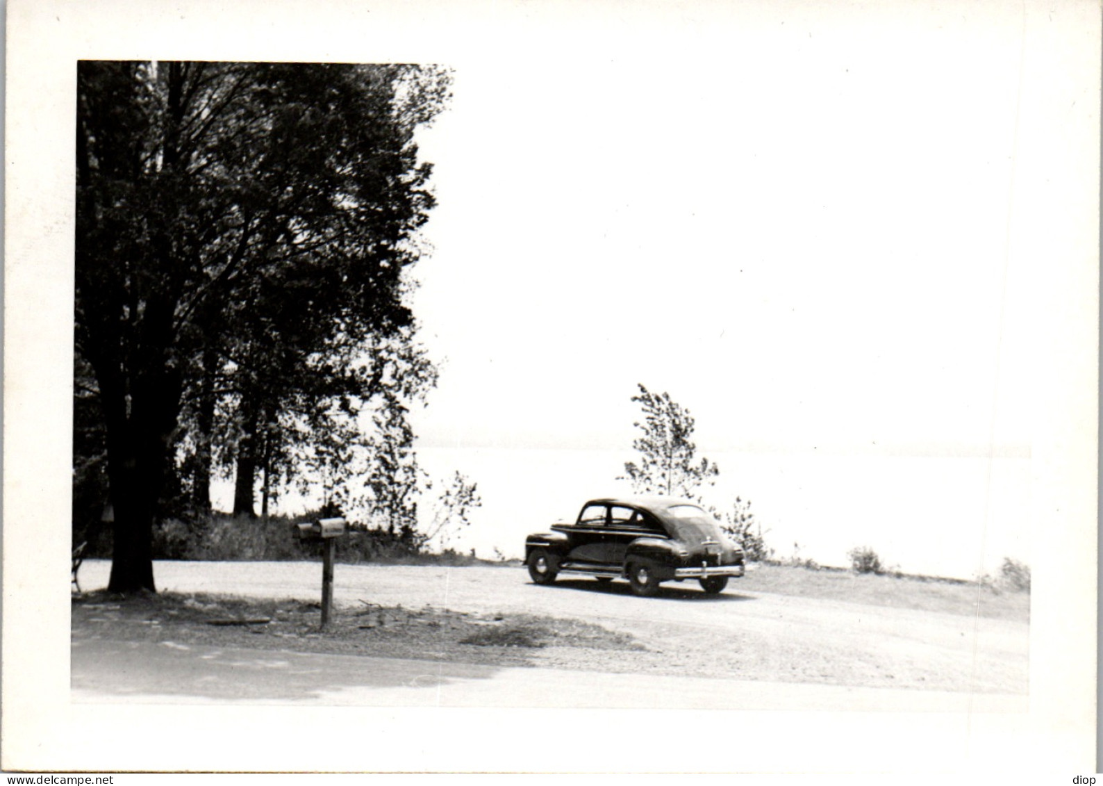 Photographie Photo Vintage Snapshot Amateur Automobile Voiture Auto  - Cars