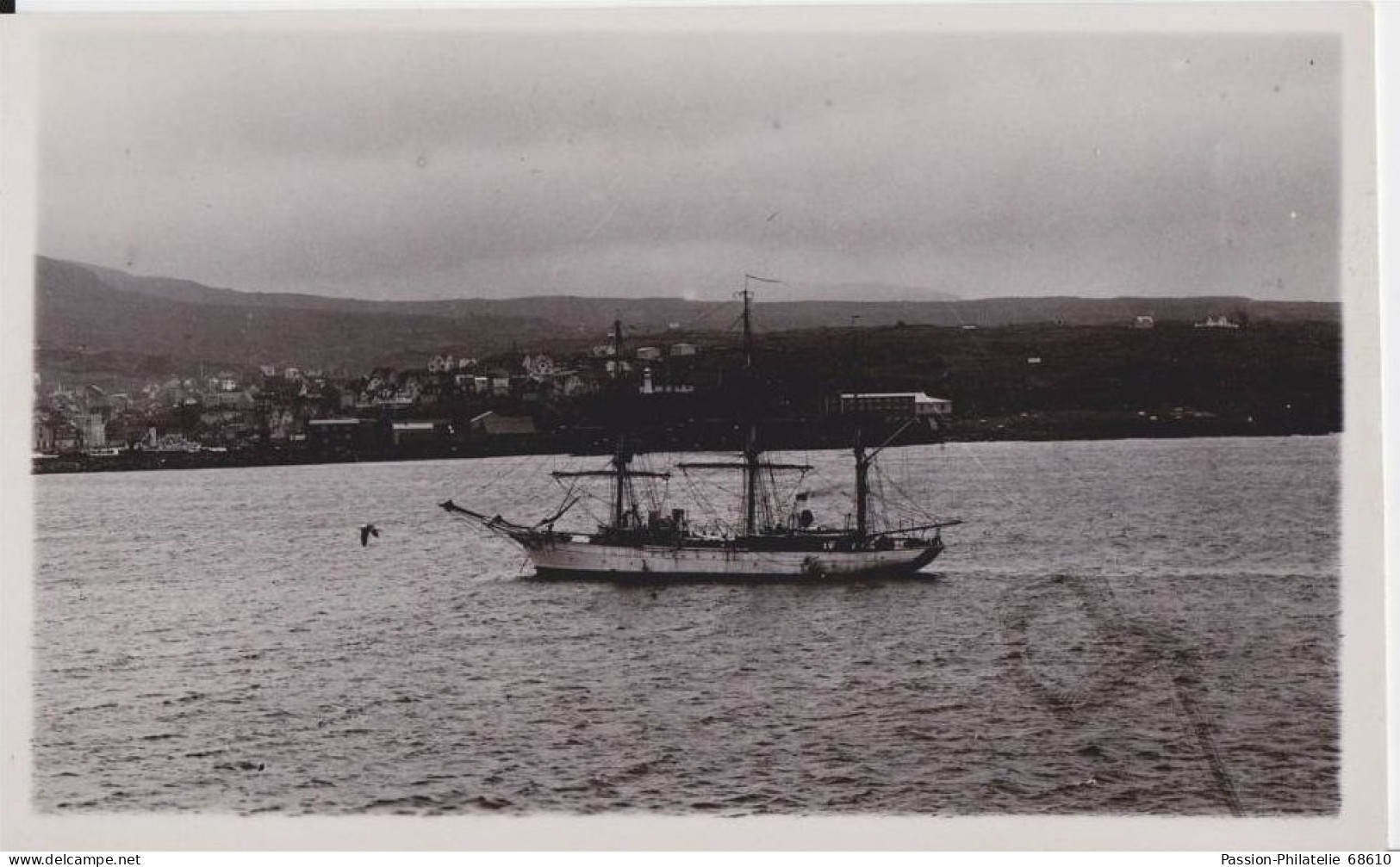 Iles Feroë - THORSHAVN - Le "Pourquoi Pas" Au Mouillage - Expédition Polaire - Cliché Tiré Du M.S. Lafayette En 1934 - Féroé (Iles)