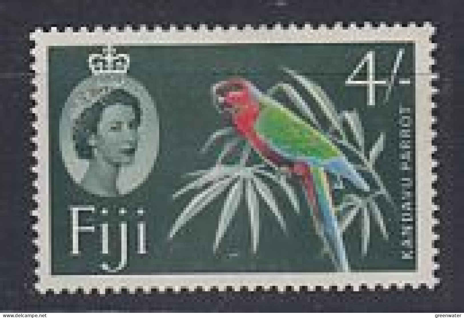 Fidji 1962 Definitives 4/- * Mh (= Mint, Hinged) (59839A) - Fidji (1970-...)