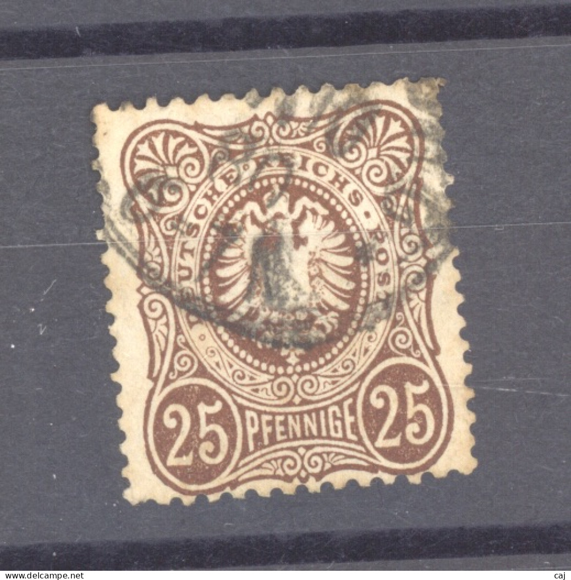 Allemagne  - Reich :  Mi  35b  (o)   Dunkelgelbbraun - Used Stamps