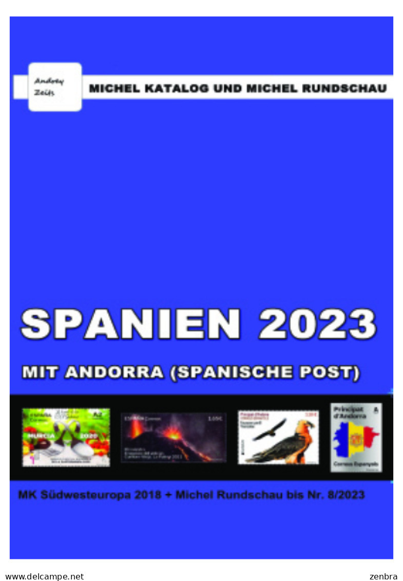 2 CATALOGHI MICHEL SPAGNA, ANDORRA E ISOLA MAN 2023 - Spanien