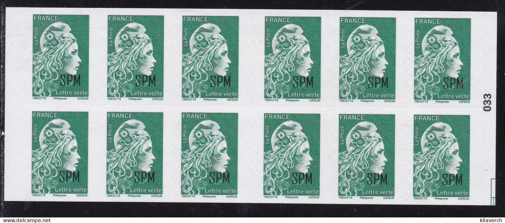 SPM 2023 - Carnet Marianne L'engagée - Lettre Verte - Avec "hirondelle" - Postzegelboekjes