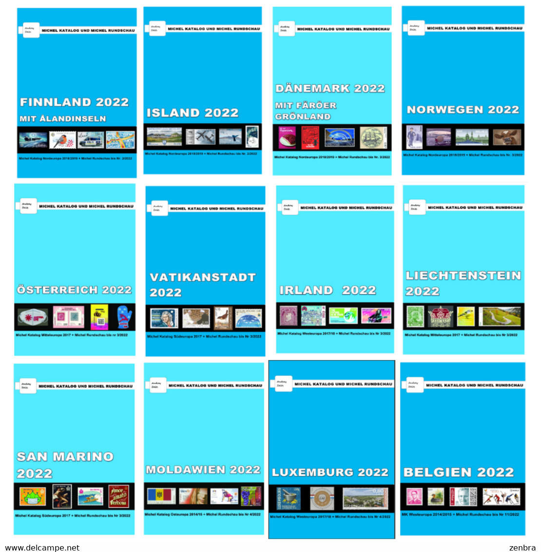 22 CATALOGHI MICHEL EUROPA 2022, DIGITAL PDF - Sonstige & Ohne Zuordnung