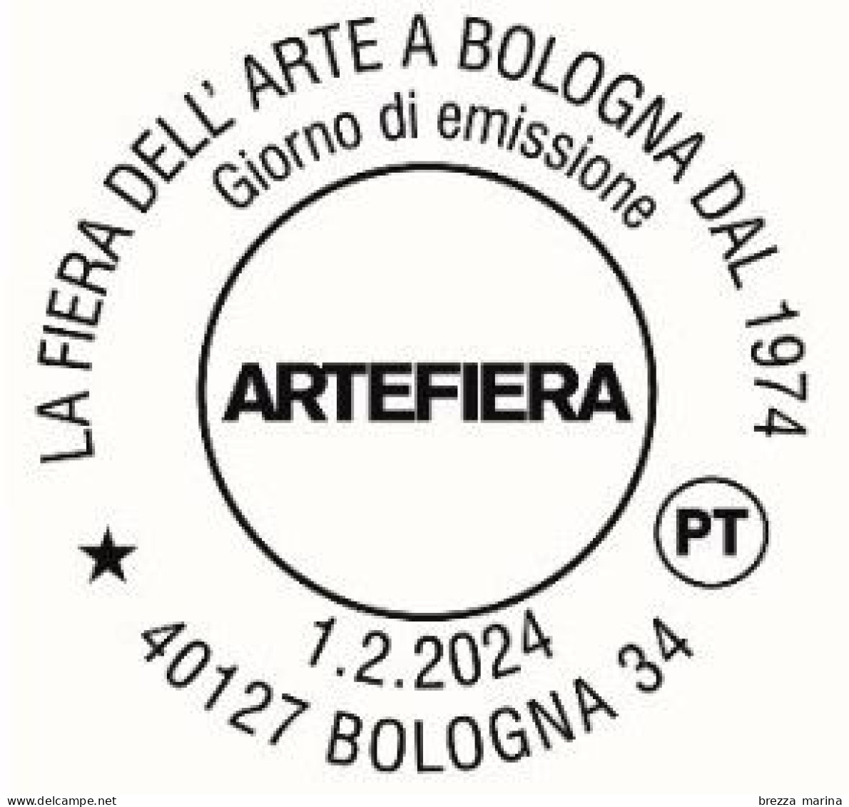 ITALIA - Usato - 2024 - 40 Anni Della Fiera Dell’arte A Bologna – Artefiera - B - 2021-...: Oblitérés