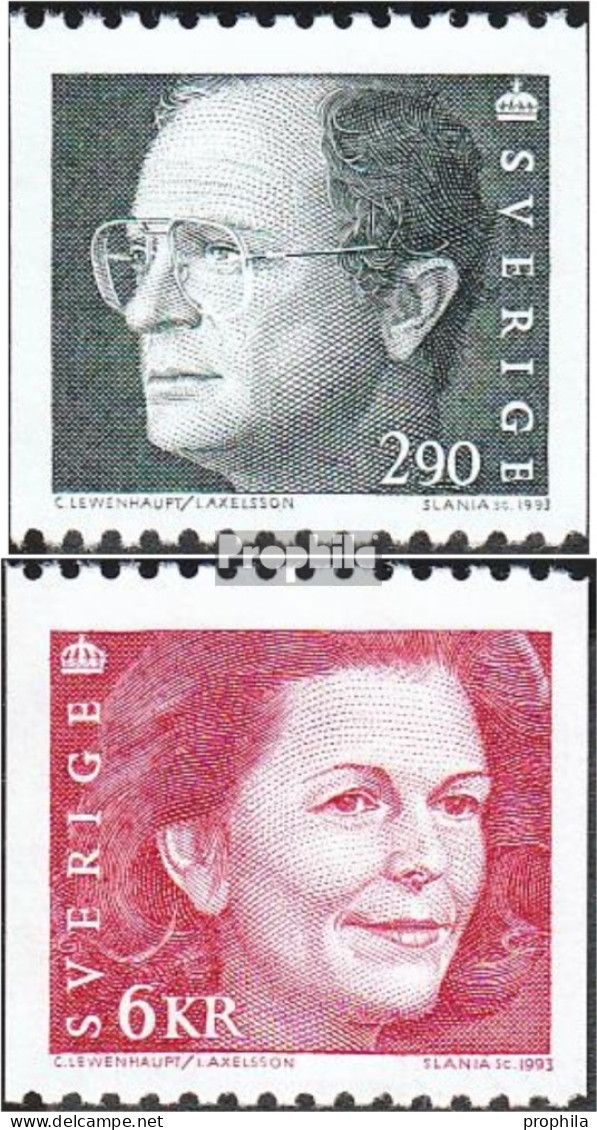 Schweden 1754-1755 (kompl.Ausg.) Postfrisch 1993 Königspaar - Unused Stamps