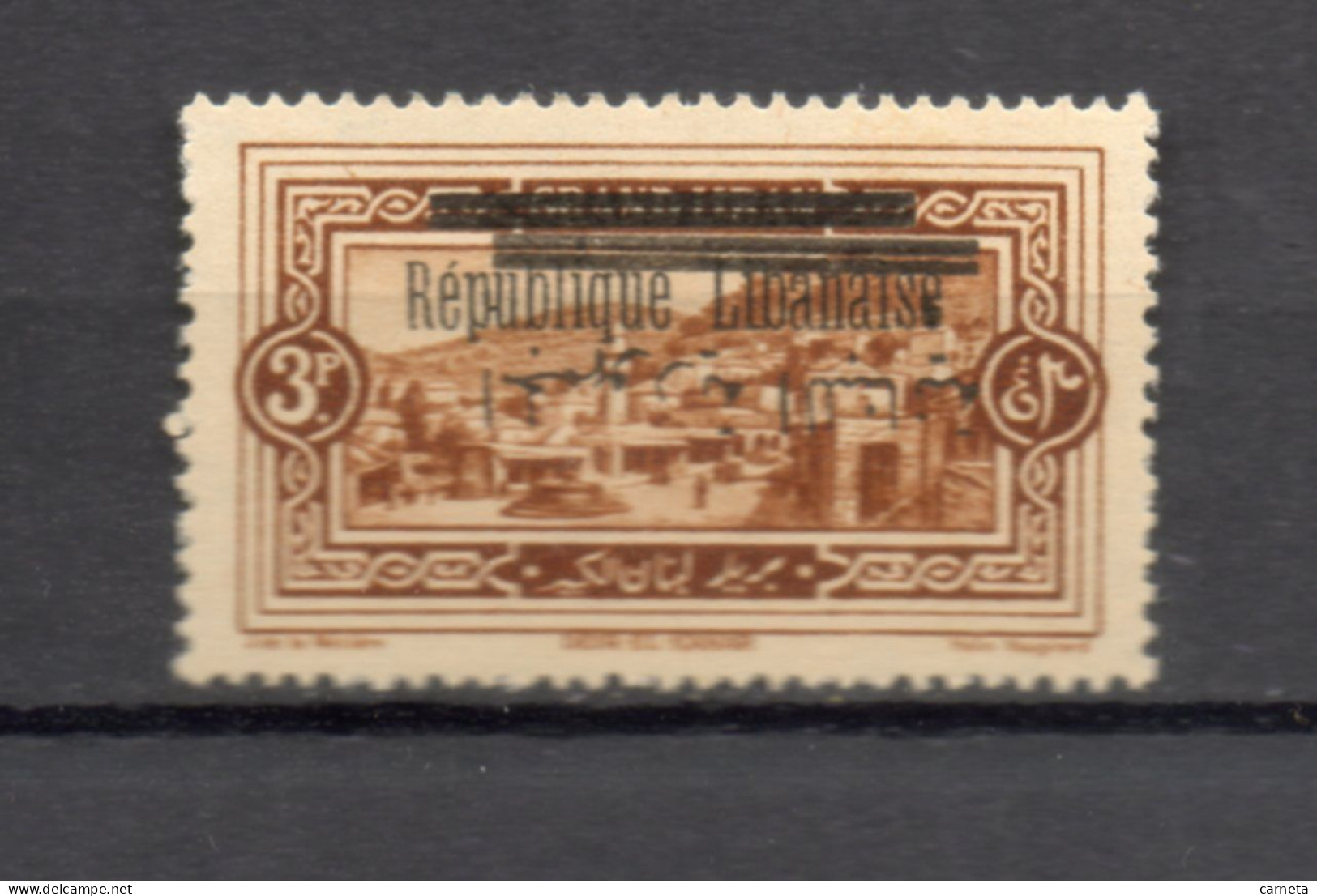 GRAND LIBAN N° 103a  SURCHARGE ARABE RENVERSEE  NEUF SANS CHARNIERE COTE 104.00€   PAYSAGE - Neufs