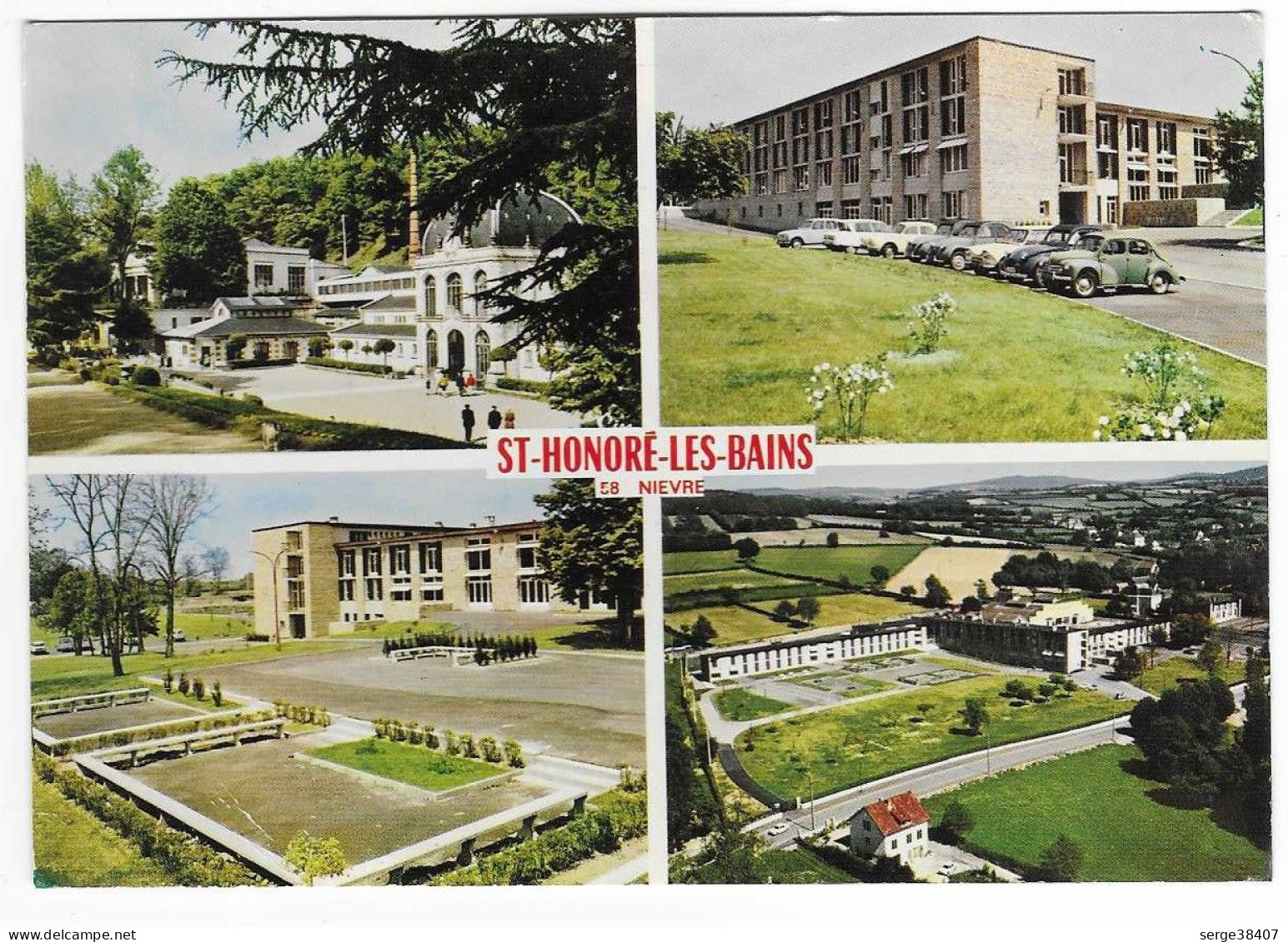 St Honoré Les Bains - Colonie Sanitaire De La Sécurité Sociale - 4CV Renault - 2CV - N°1710  # 5-24/15 - Saint-Honoré-les-Bains