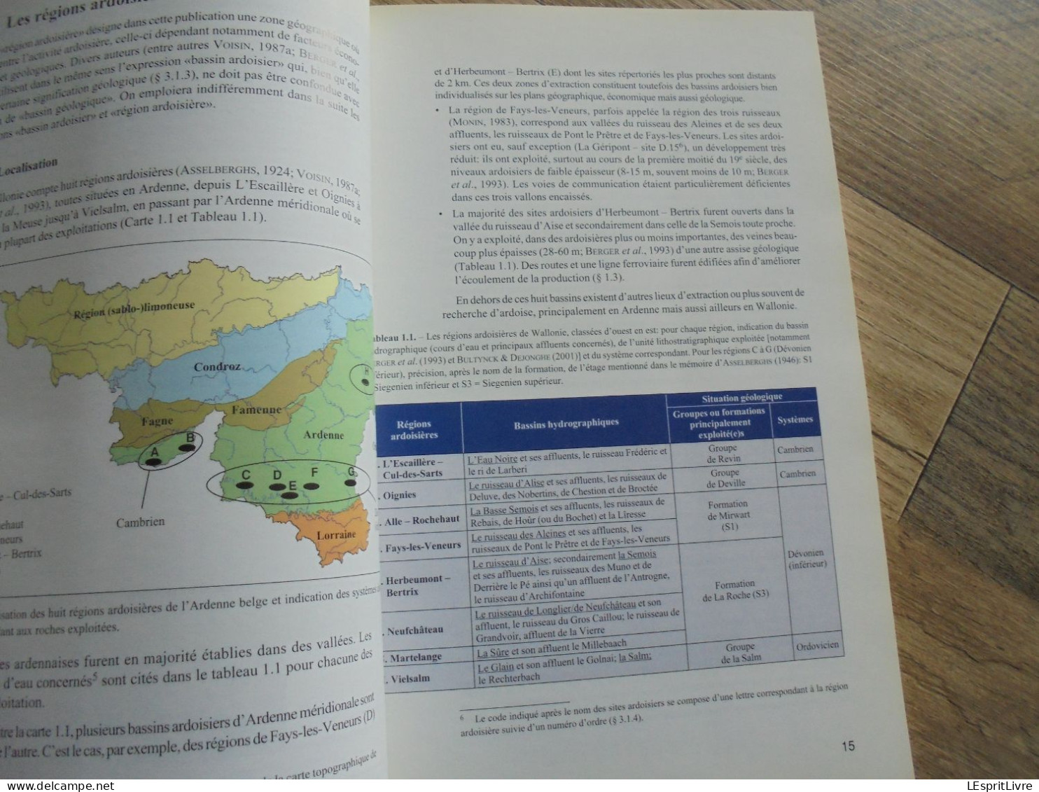 LES ARDOISIERES DE L'ARDENNE BELGE Régionalisme Industrie Ardoises Intérêt Biologique Plante Botanique Nature Flore