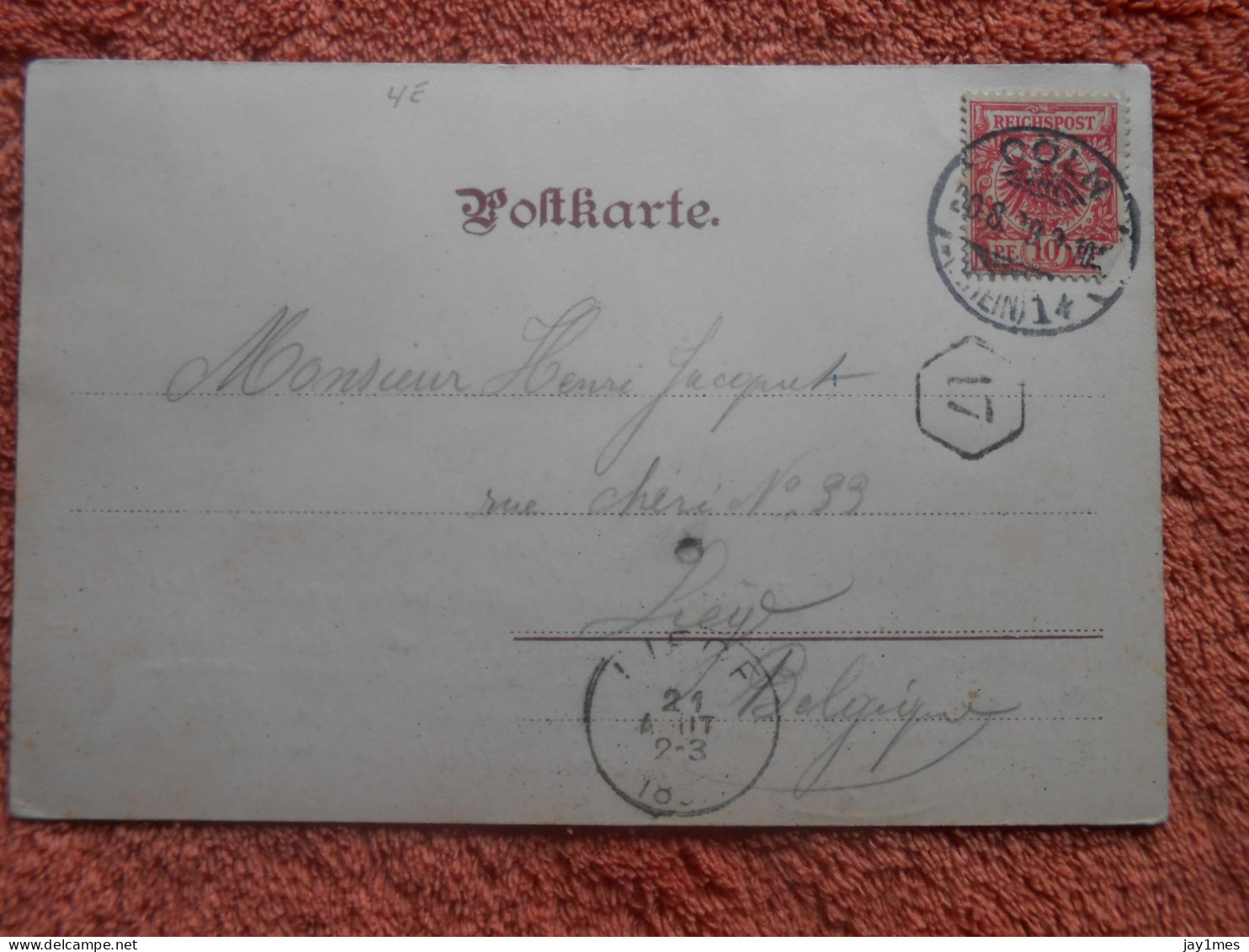 AK Deutschland Gruss Aus Felddienst 1899 - Other & Unclassified