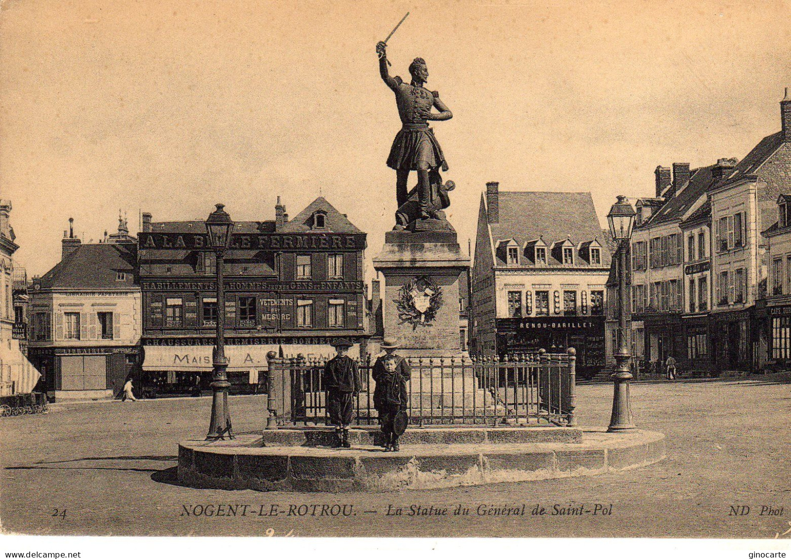 Nogent Le Rotrou Statue Du General St Pol - Nogent Le Rotrou