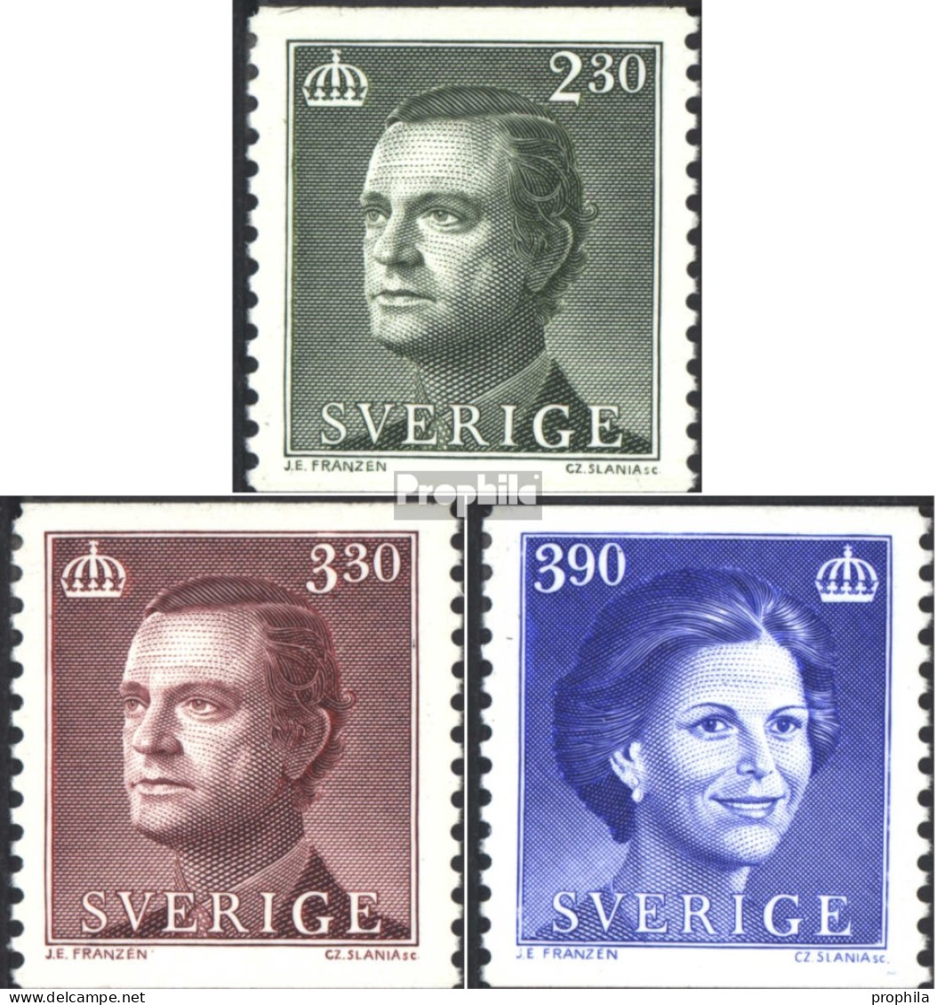 Schweden 1534-1536 (kompl.Ausg.) Postfrisch 1989 Freimarken - Unused Stamps
