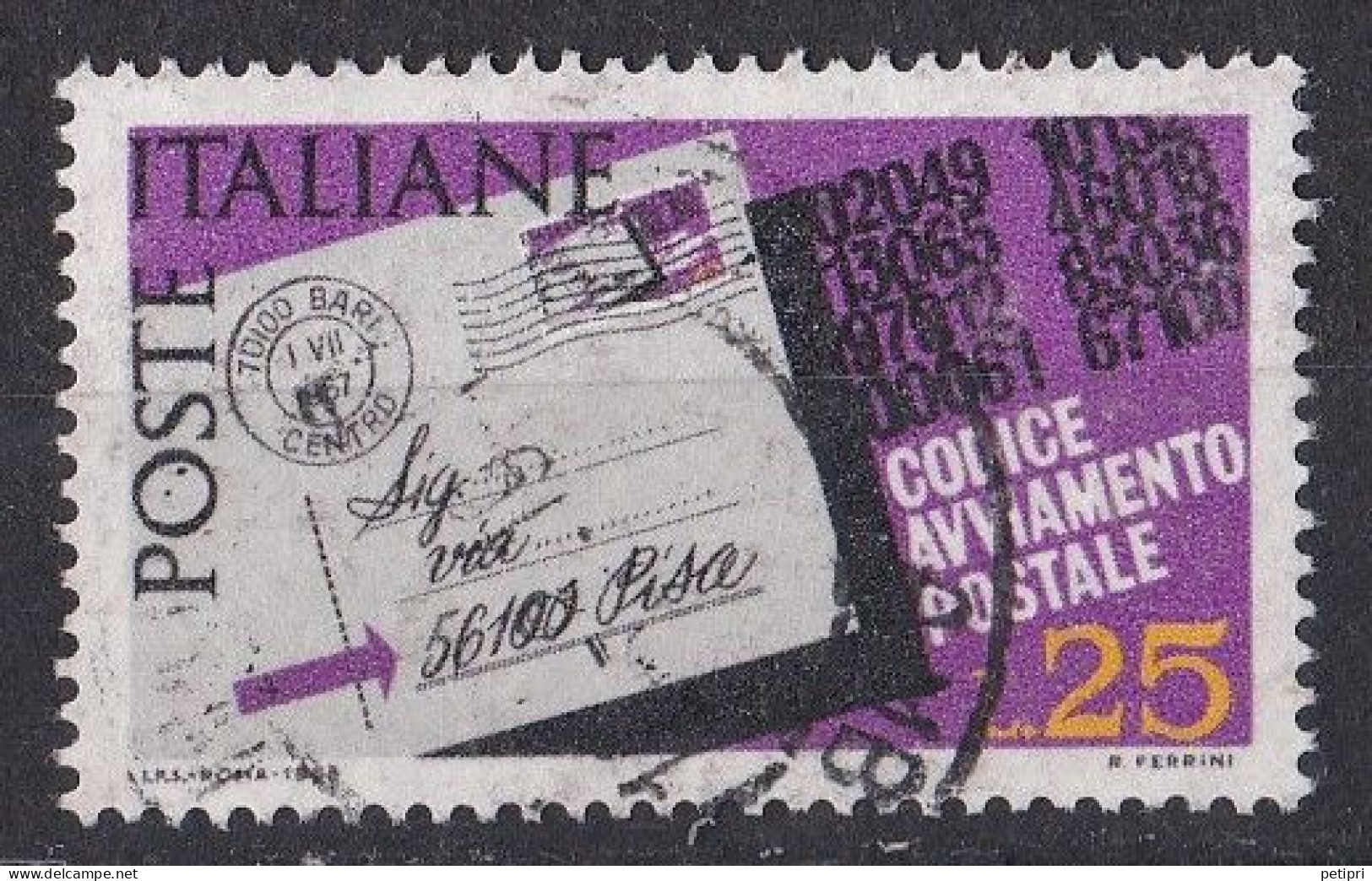 Italie - 1961 - 1970  République  Y&T  N °  977   Oblitéré - 1961-70: Usados
