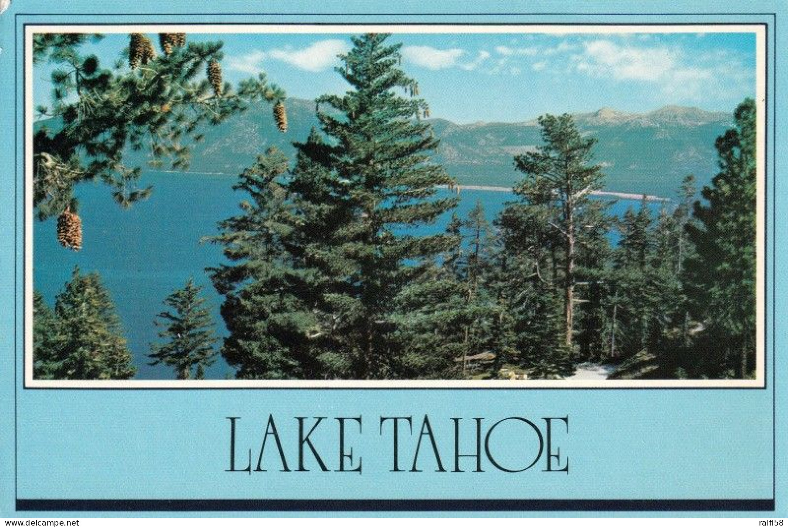 1 AK USA / California * Lake Tahoe - Ein Süßwassersee In Der Sierra Nevada An Der Grenze Zwischen Kalifornien Und Nevada - Sonstige & Ohne Zuordnung