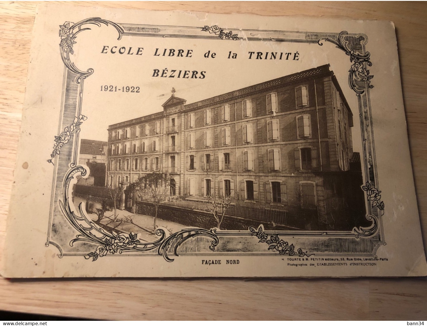 Livret Ecole Libre De La Trinité Beziers Herault 1921 Religion - Historische Dokumente