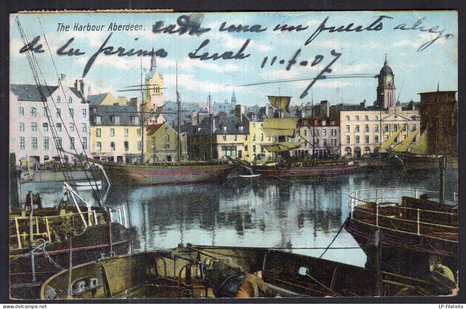 United Kingdom - 1907 - Scotland - The Harbour Aberdeen - Aberdeenshire