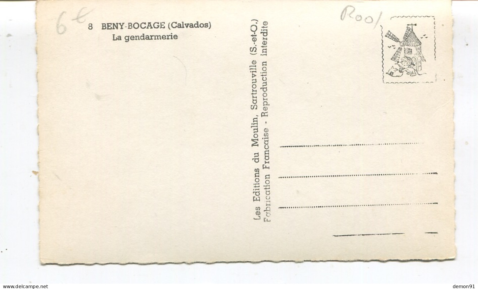 CPSM PF - BENY-BOCAGE -  La Gendarmerie - - Autres & Non Classés