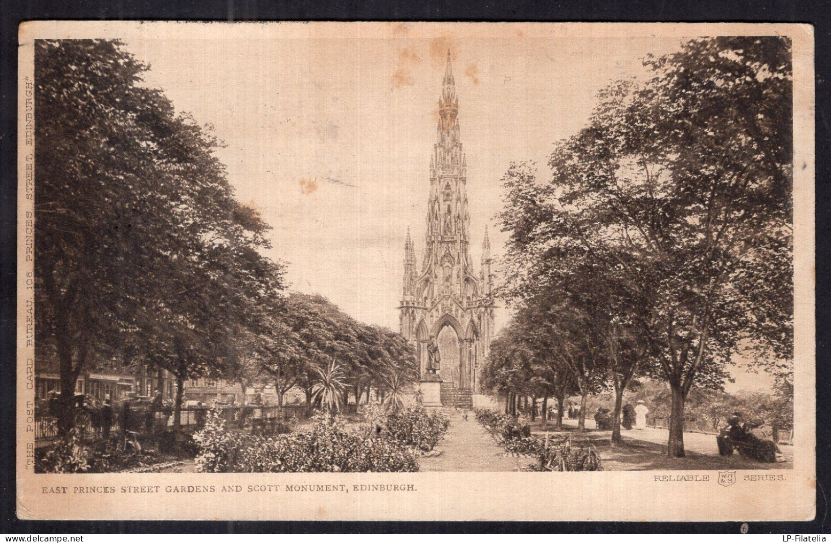 United Kingdom - 1907 - Scotland - Edinburg - East Princess Street Gardens - Midlothian/ Edinburgh
