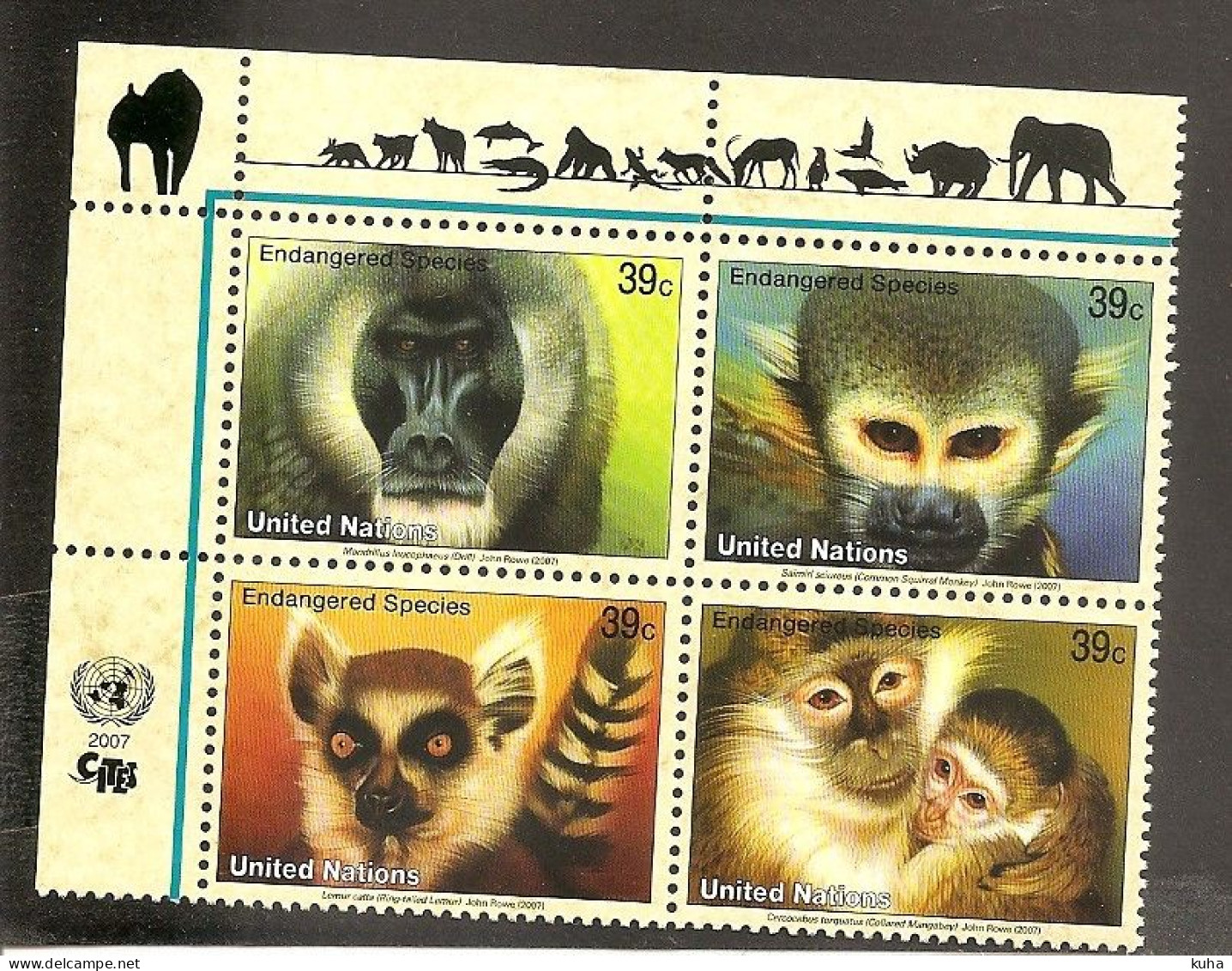 United Nations MNH - Gorillas