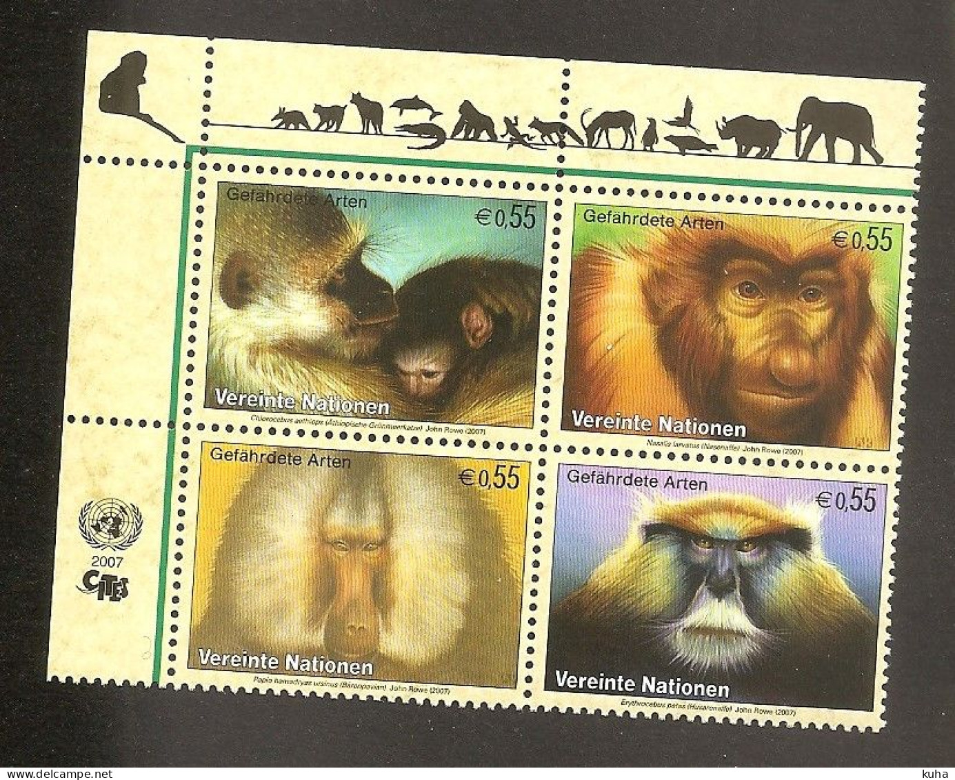 United Nations Monkey MNH - Gorilla