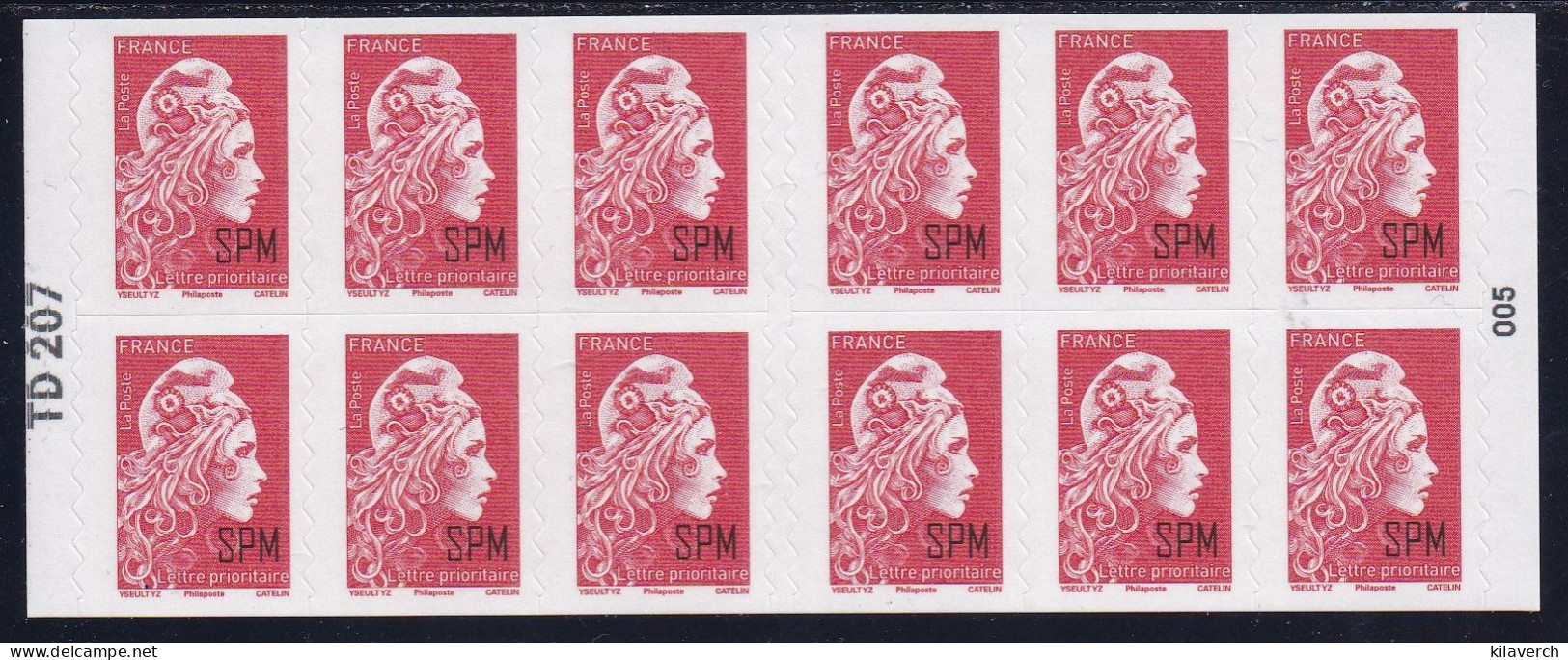 SPM 2022 - Carnet Marianne L'engagée - Lettre Prioritaire - Postzegelboekjes