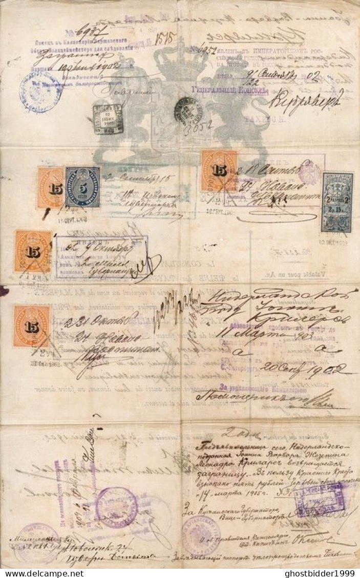 RRRR++++ NETHERLANDS HOLLAND PAYS BAS ROYALTY CONSULAT PASSPORT WARSZAWA VARSOVIE POLAND POLSKA 28X43.5cm TIMBRES CACHET - Historical Documents