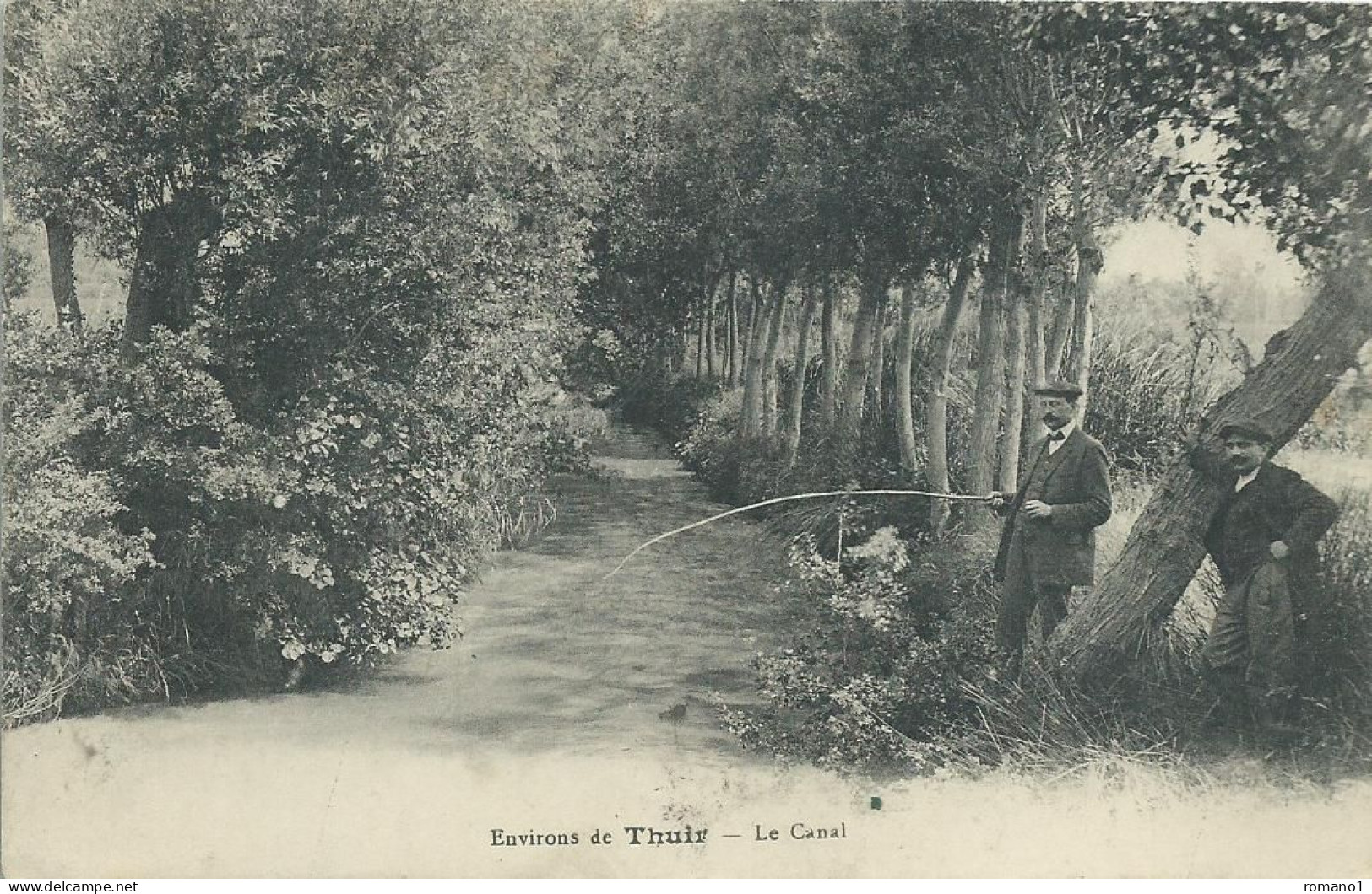 66)  THUIR -  Environs De Thuir - Le  Canal  (  Pêcheur  ) - Other & Unclassified