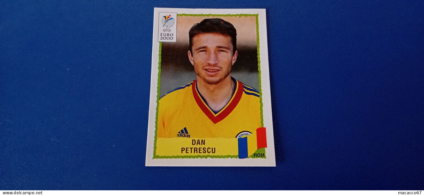 Figurina Panini Euro 2000 - 030 Petrescu Romania - Edición Italiana