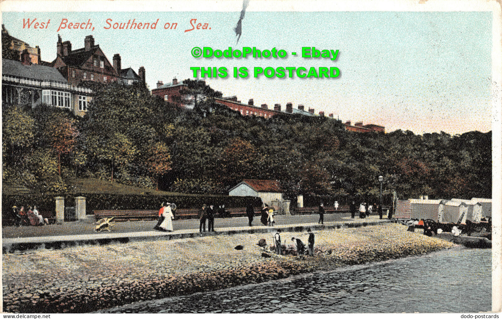 R353786 Southend On Sea. West Beach. Postcard. 1907 - Monde