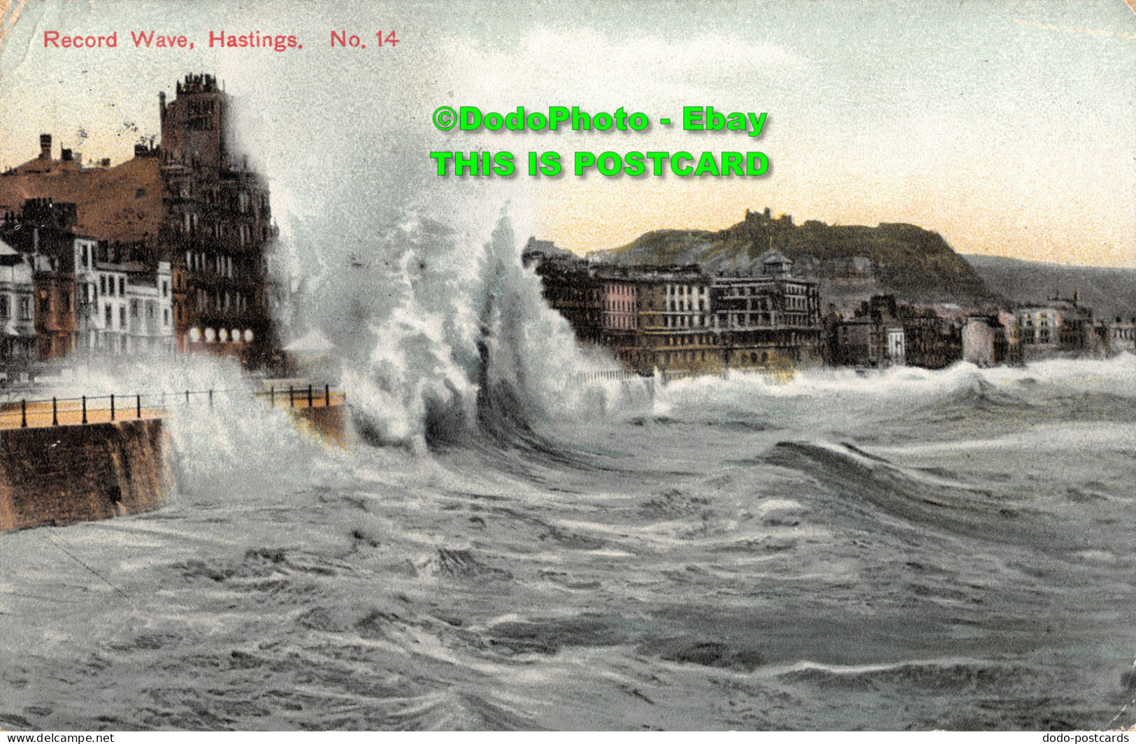 R353787 Hastings. Record Wave. The London View Co. No. 14. 1907 - Autres & Non Classés