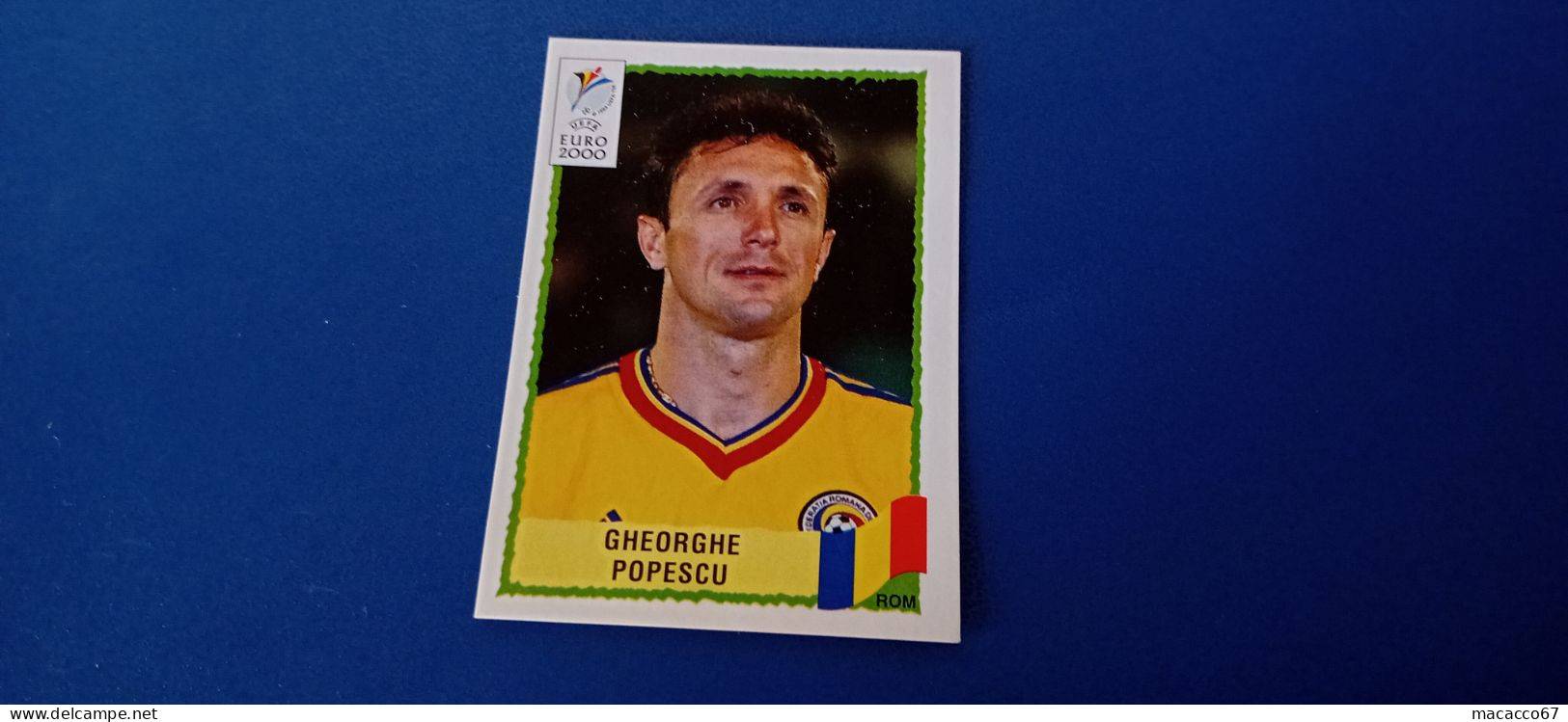 Figurina Panini Euro 2000 - 032 Popescu Romania - Italiaanse Uitgave