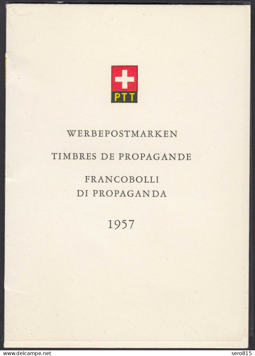 Schweiz  Folder Mit Mi. 637-640 Ungebraucht 1957   (23849 - Unused Stamps