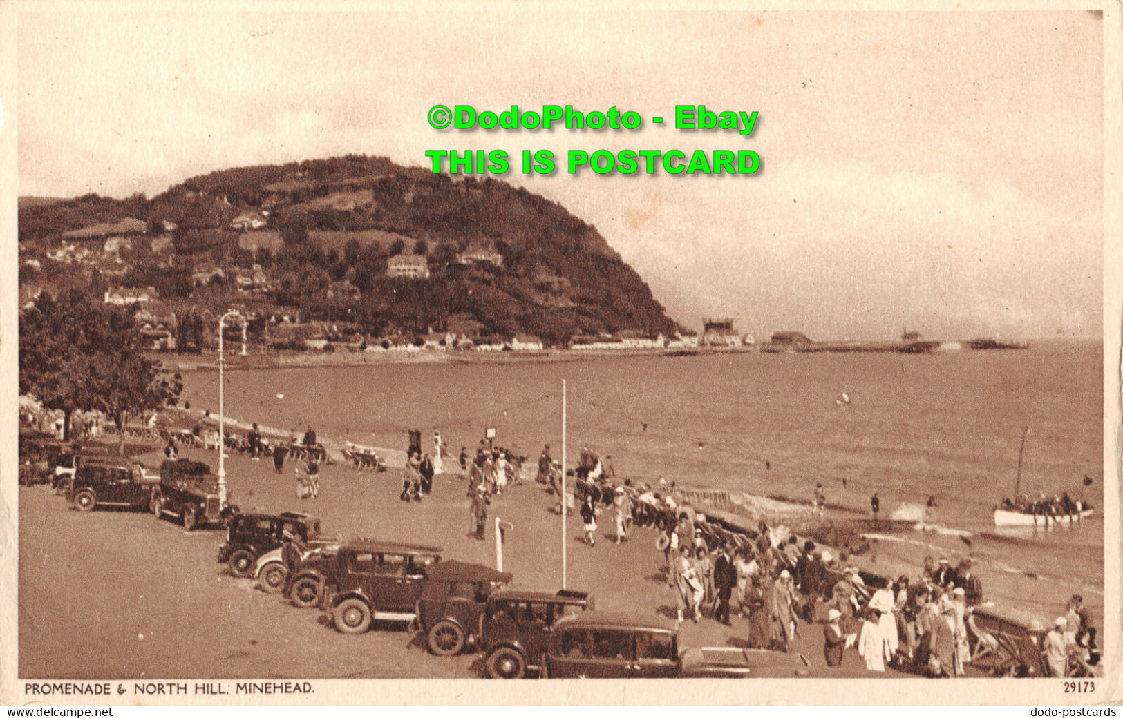 R353839 Minehead. Promenade And North Hill. 1946 - World