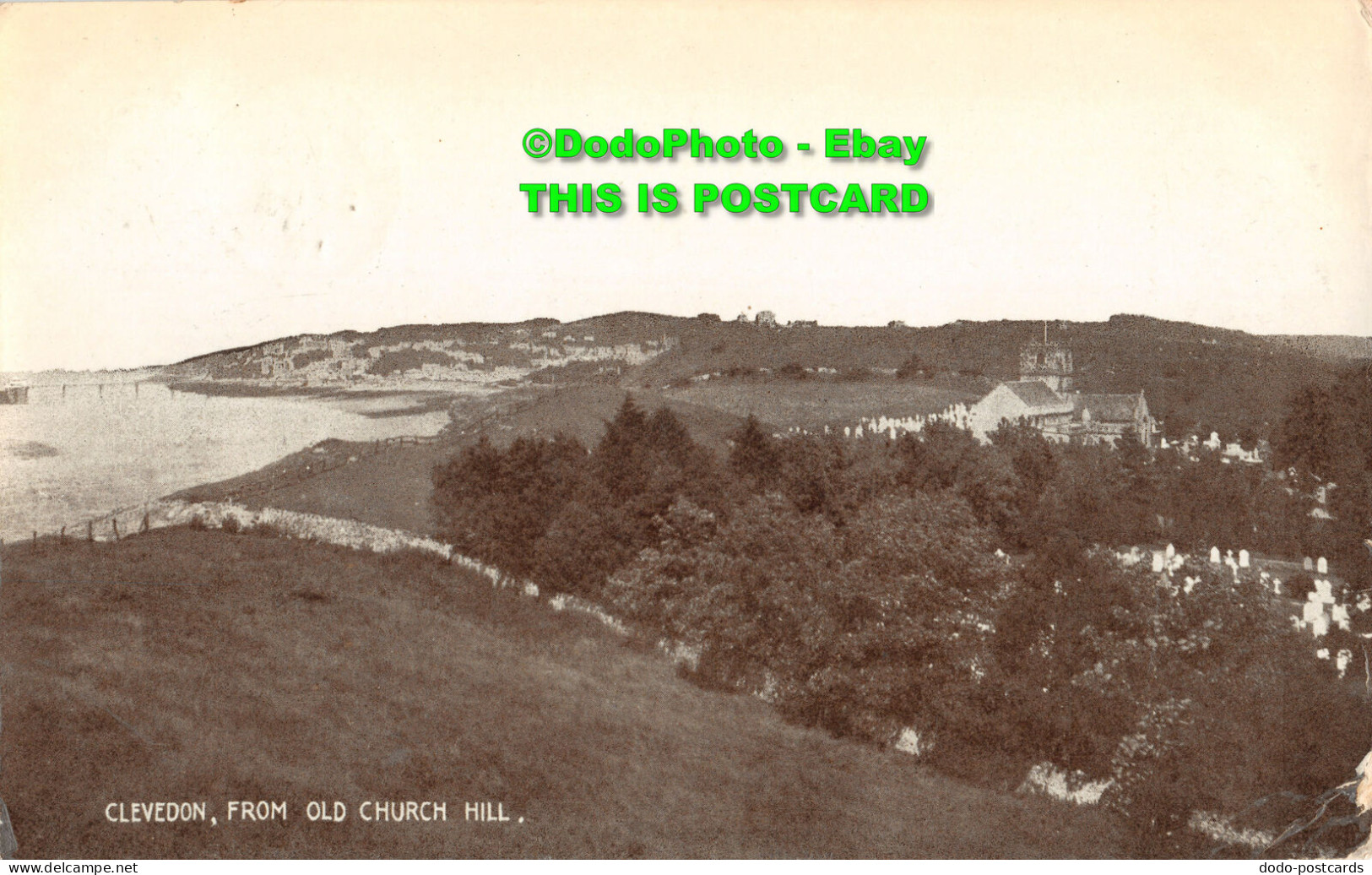 R353845 Clevedon. From Old Church Hill. E. T. W. Dennis. 1915 - World