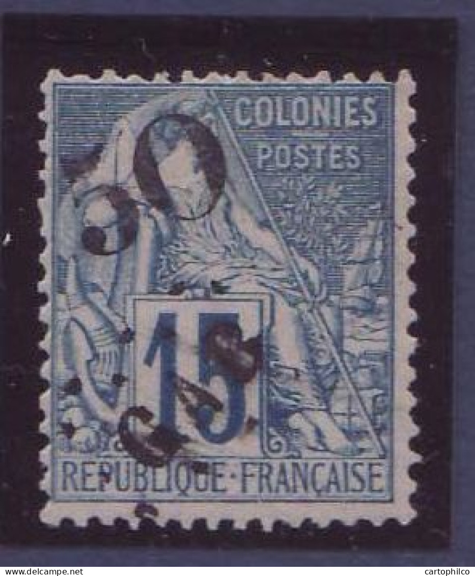 Gabon Nï°4 * 50c Dubois Surcharge Sur 15c Signe  Charniere Tres Legere TTB (tirage 300) - Unused Stamps