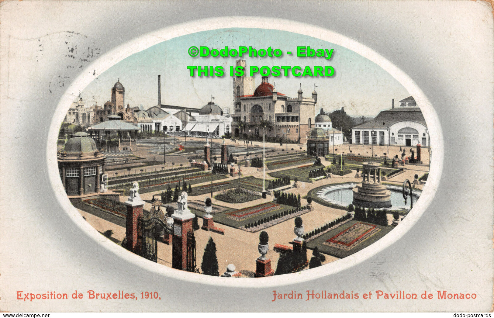 R353857 Exposition De Bruxelles. 1910. Jardin Hollandais Et Pavillon De Monaco. - World